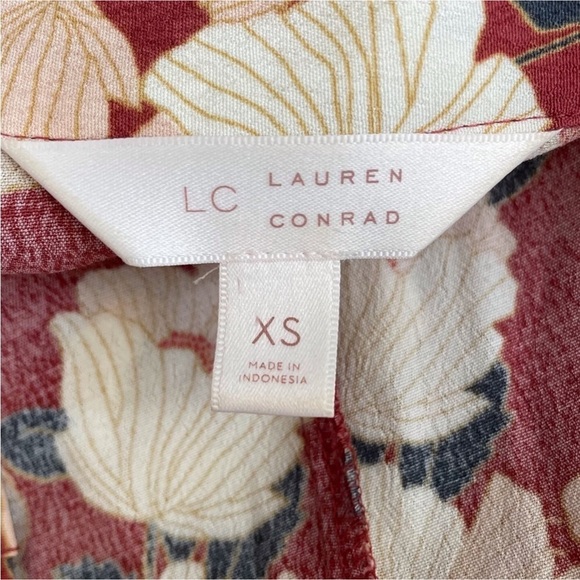 Lauren Conrad Ruffle Floral Blouse - Picture 4 of 6